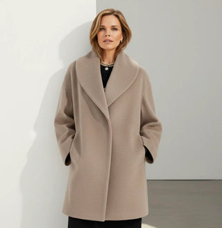 Manteau cocon chic, chaleur douce & élégance naturelle