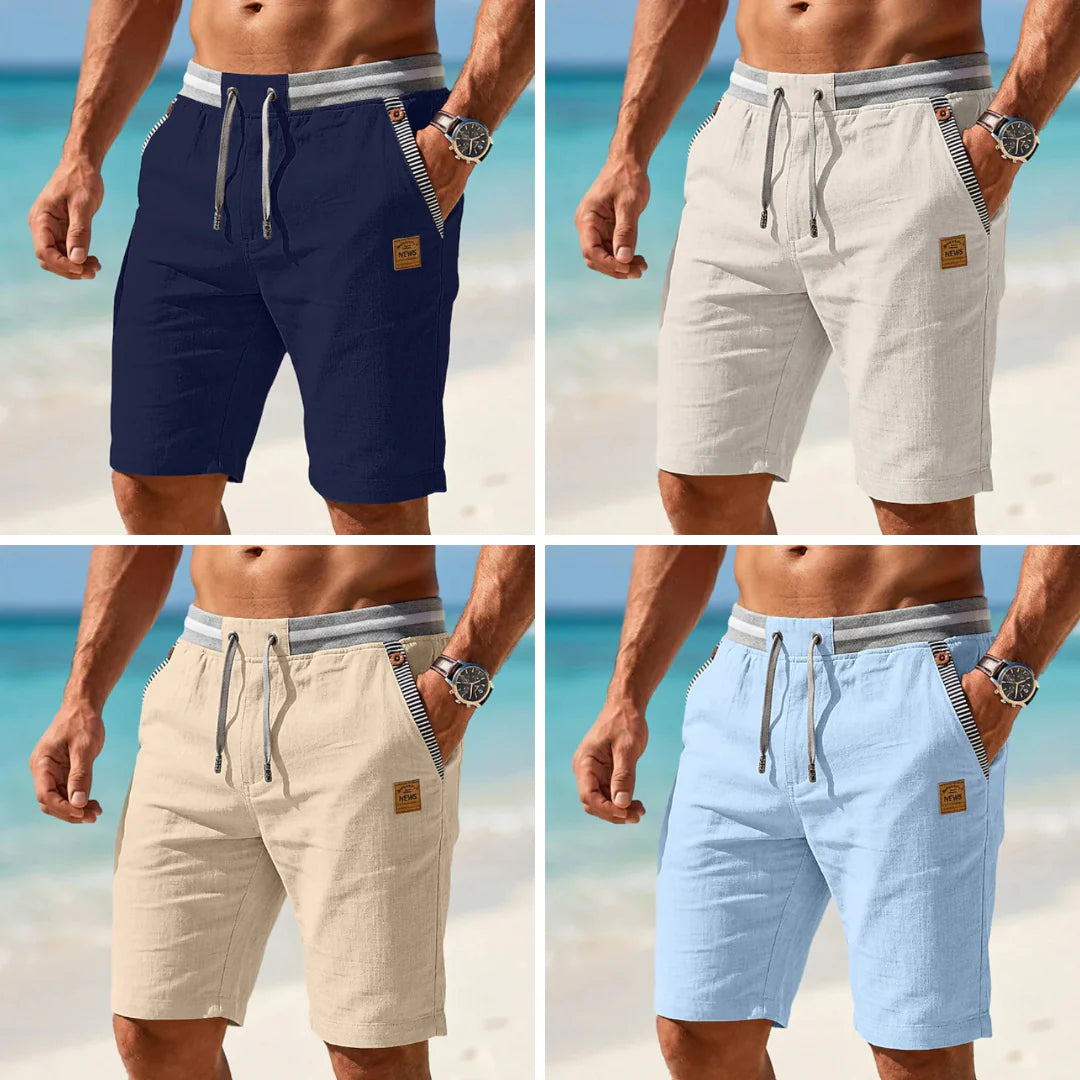 Short en Lin Léger d'Été pour Homme