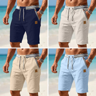 Short en Lin Léger d'Été pour Homme