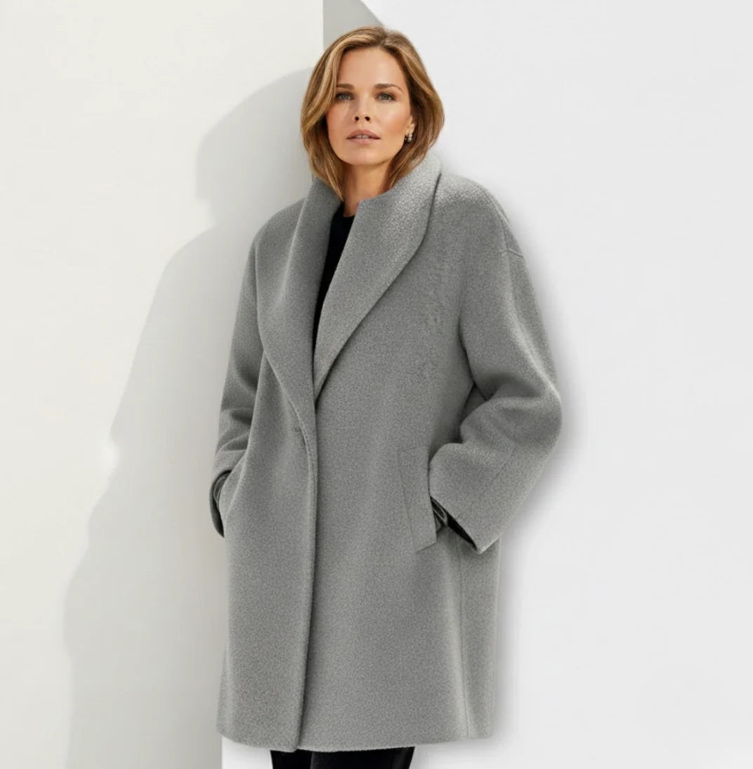 Manteau cocon chic, chaleur douce & élégance naturelle